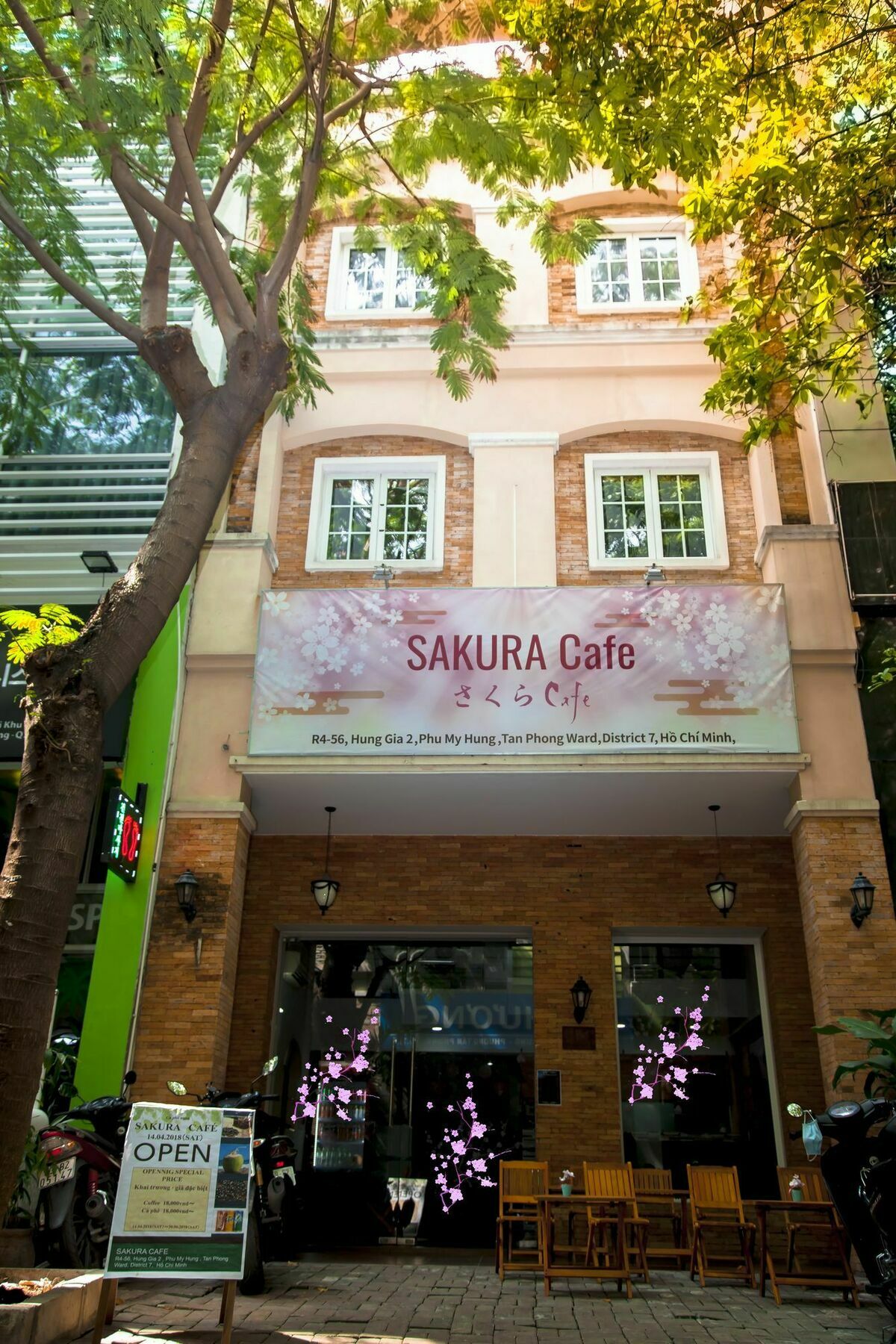 Ferienwohnung Sakura Cafe Ho-Chi-Minh-Stadt Exterior foto